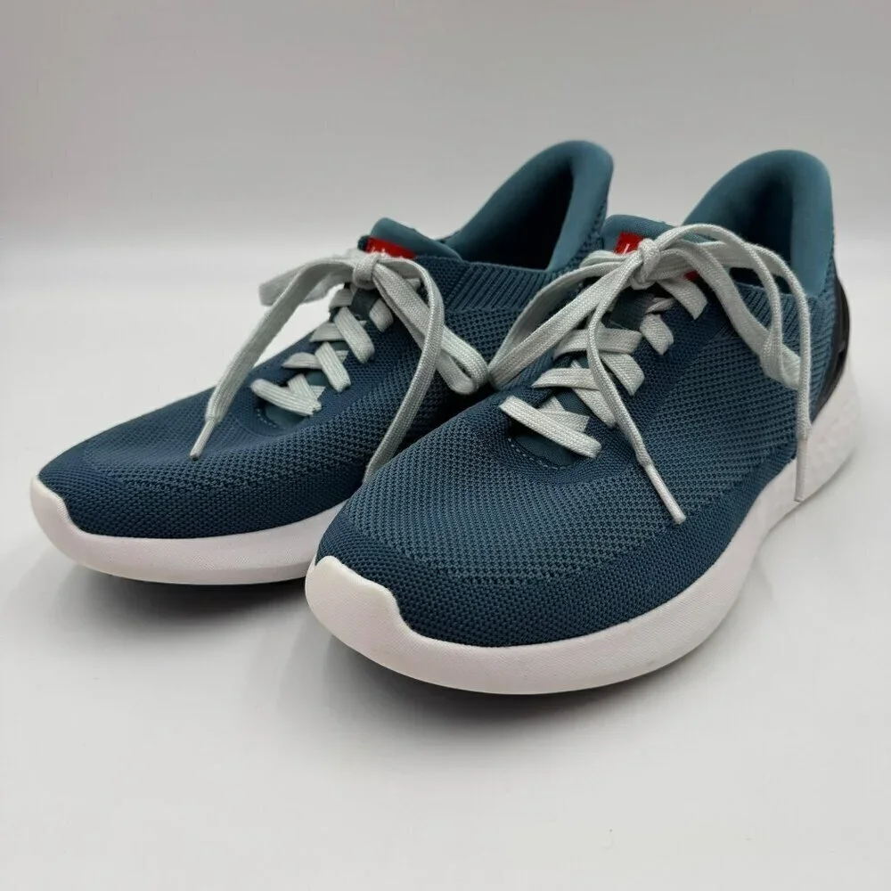 Kizik Athens Sneakers Mens Size 7 Womens Size 8.5 Blue With Hands-Free Slip-On